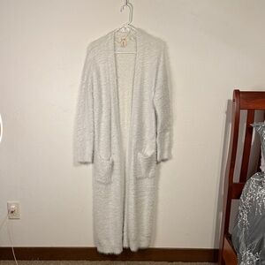 Jessica Simpson Fuzzy White Sweater